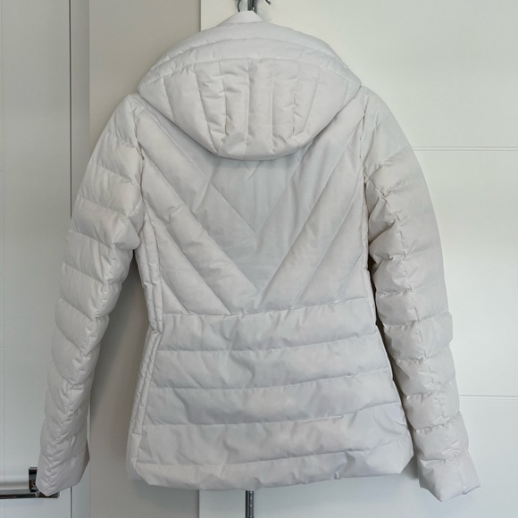Abercrombie & Fitch White Down Insulated Winter Puffer Jacket - Picture 6 of 10